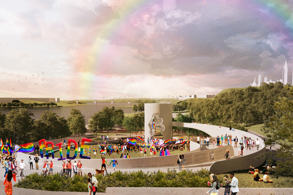 Coup de tonnerre remporte le concours de design pour le Monument national LGBTQ2+!